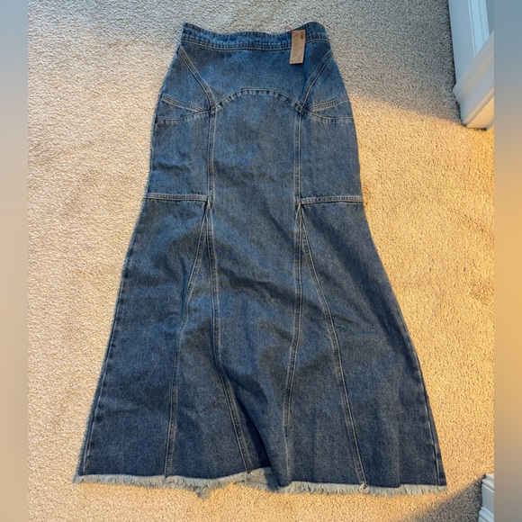 NATURAL LIFE Blue Maxi Skirt - Picture 2 of 6